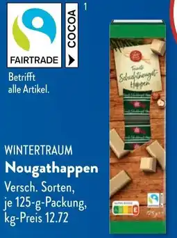 Aldi Süd WINTERTRAUM Nougathappen Angebot