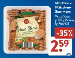 Aldi Süd WINTERTRAUM Plätzchen- Sortiment Angebot
