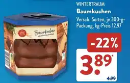 Aldi Süd WINTERTRAUM Baumkuchen Angebot
