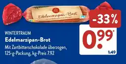 Aldi Süd WINTERTRAUM Edelmarzipan-Brot Angebot