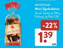 Aldi Süd WINTERTRAUM Mini-Spekulatius Angebot