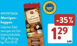 Aldi Süd WINTERTRAUM Marzipan- happen Angebot
