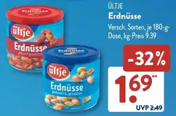 Aldi Süd ÜLTJE Erdnüsse Angebot