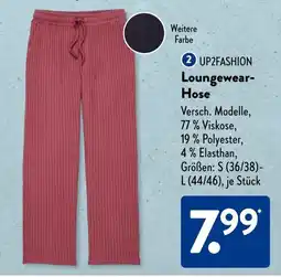 Aldi Süd UP2FASHION Loungewear- Hose Angebot