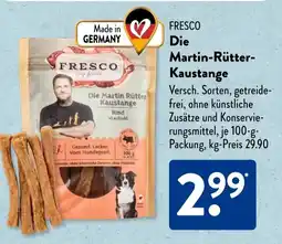 Aldi Süd FRESCO Die Martin-Rütter- Kaustange Angebot