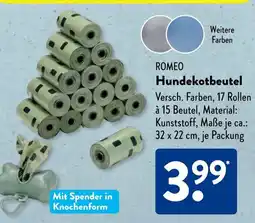 Aldi Süd ROMEO Hundekotbeutel Angebot