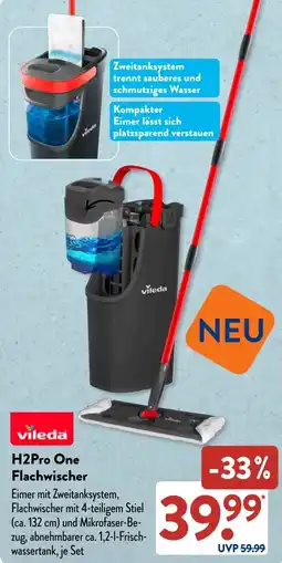 Aldi Süd vileda H2Pro One Flachwischer Angebot