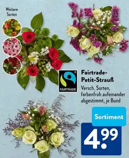 Aldi Süd Fairtrade- Petit-Strauß Angebot