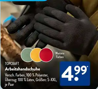 Aldi Süd TOPCRAFT Arbeitshandschuhe Angebot