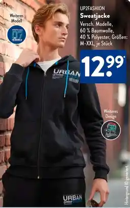 Aldi Süd UP2FASHION Sweatjacke Angebot