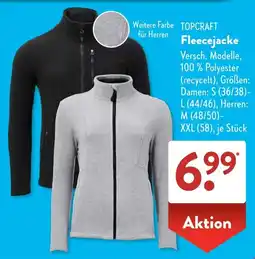 Aldi Süd TOPCRAFT Fleecejacke Angebot