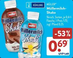 Aldi Süd MÜLLER Müllermilch Shake Angebot