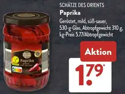 Aldi Süd SCHÄTZE DES ORIENTS Paprika Angebot