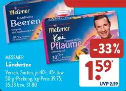 Aldi Süd MESSMER Ländertee Angebot