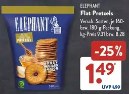 Aldi Süd ELEPHANT Flat Pretzels Angebot