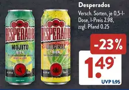 Aldi Süd Desperados Versch. Sorten Angebot
