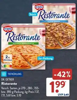 Aldi Süd DR. OETKER Ristorante Angebot