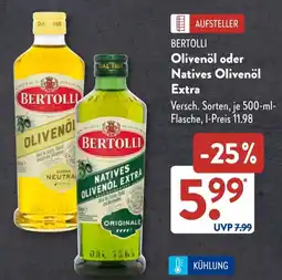 Aldi Süd BERTOLLI Olivenöl oder Natives Olivenöl Extra Angebot