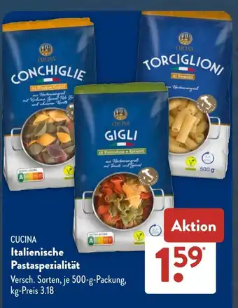 Aldi Süd CUCINA Italienische Pastaspezialität Angebot
