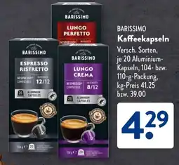 Aldi Süd BARISSIMO Kaffeekapseln Angebot