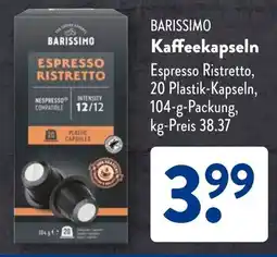 Aldi Süd BARISSIMO Kaffeekapseln Angebot