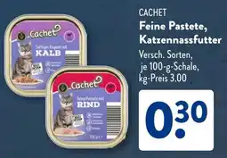 Aldi Süd CACHET Feine Pastete, Katzennassfutter Angebot