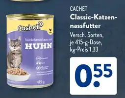 Aldi Süd CACHET Classic-Katzen- nassfutter Angebot