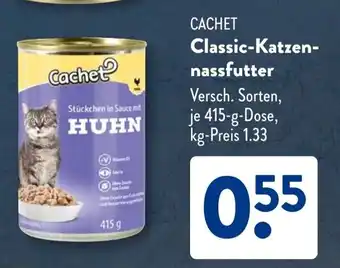Aldi Süd CACHET Classic-Katzen- nassfutter Angebot