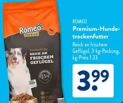 Aldi Süd ROMEO Premium-Hunde- trockenfutter Angebot