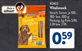 Aldi Süd ROMEO Vitalsnack Angebot