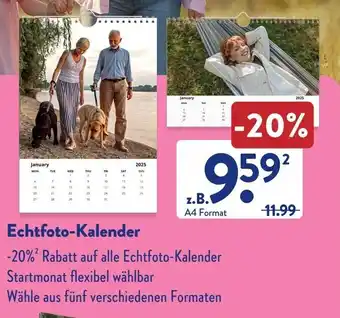 Aldi Süd Echtfoto-Kalender Angebot