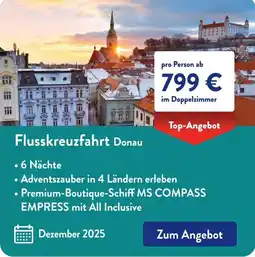 Aldi Süd Flusskreuzfahrt Donau Angebot