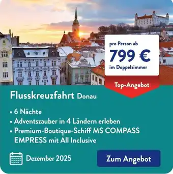 Aldi Süd Flusskreuzfahrt Donau Angebot