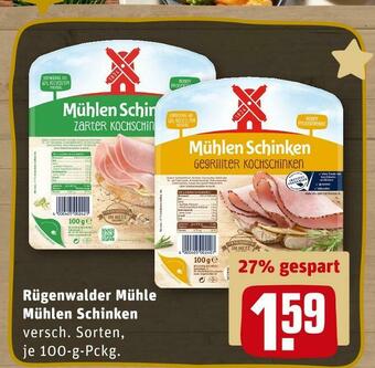 REWE Rügenwalder mühle mühlen schinken Angebot