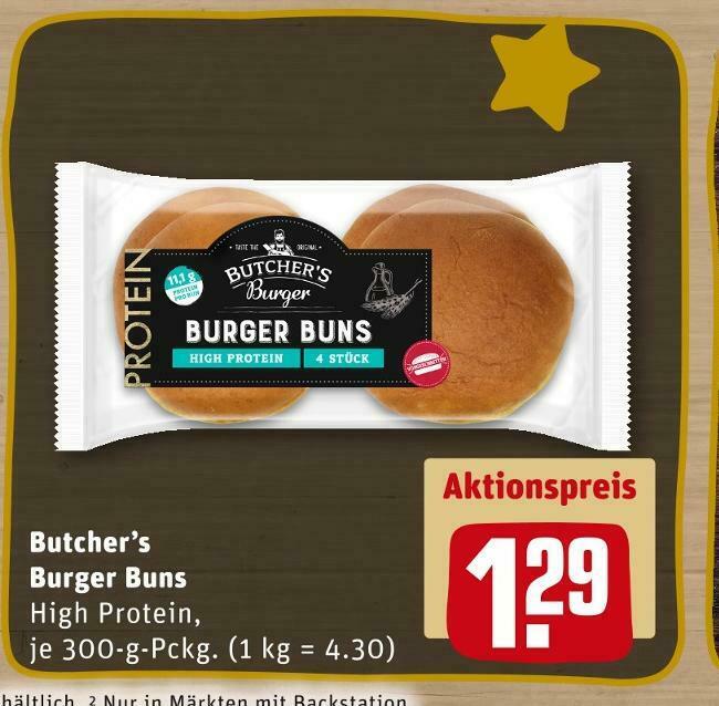 Butcher’s burger buns Angebot bei REWE