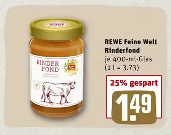 REWE Rewe feine welt rinderfond Angebot