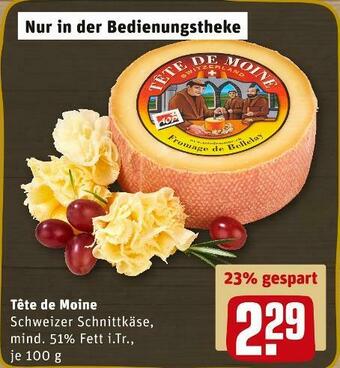 REWE Tête de moine Angebot