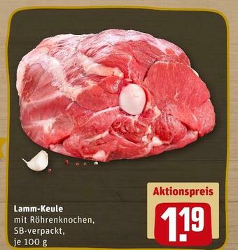 REWE Lamm-keule Angebot