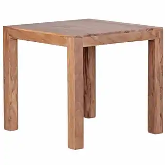 Netto Marken-Discount KADIMA DESIGN Esstisch NAKO Massiv: Quadratisch, 80x80 cm, Akazienholz, einfach zu pflegen, stabil Angebot