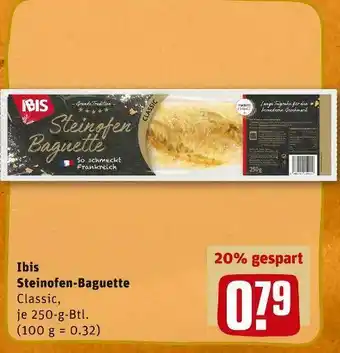 REWE Ibis steinofen-baguette Angebot