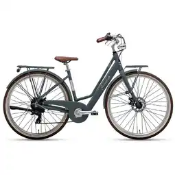 Netto Marken-Discount Adriatica Elektro-Citybike RETRO 28 Zoll, grau Angebot