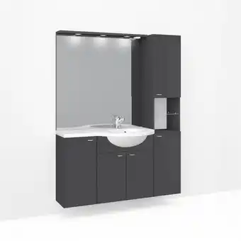 toom Baumarkt Astor Badmöbelset 'Bellaria' anthrazit Angebot