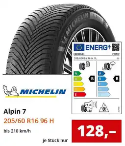 Reifen1+ MICHELIN Alpin 7 Angebot