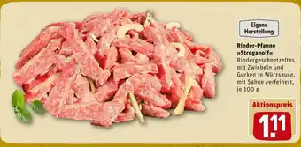 REWE Rinderpfanne "stroganoff" Angebot