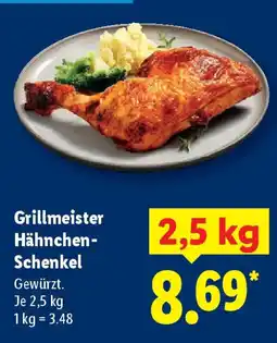 Lidl Grillmeister Hähnchen- Schenkel Angebot