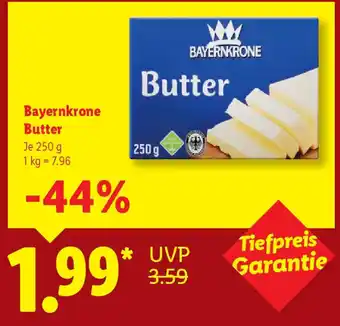 Lidl Bayernkrone Butter Angebot