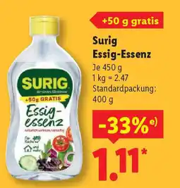 Lidl Surig Essig-Essenz Angebot