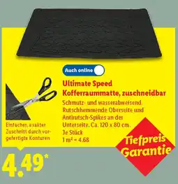 Lidl Ultimate Speed Kofferraummatte, zuschneidbar Angebot