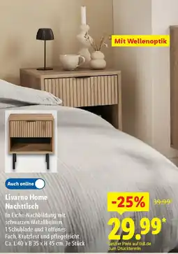 Lidl Livarno Home Nachttisch Angebot
