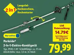Lidl Parkside 2-in-1-Elektro-Kombigerät Angebot